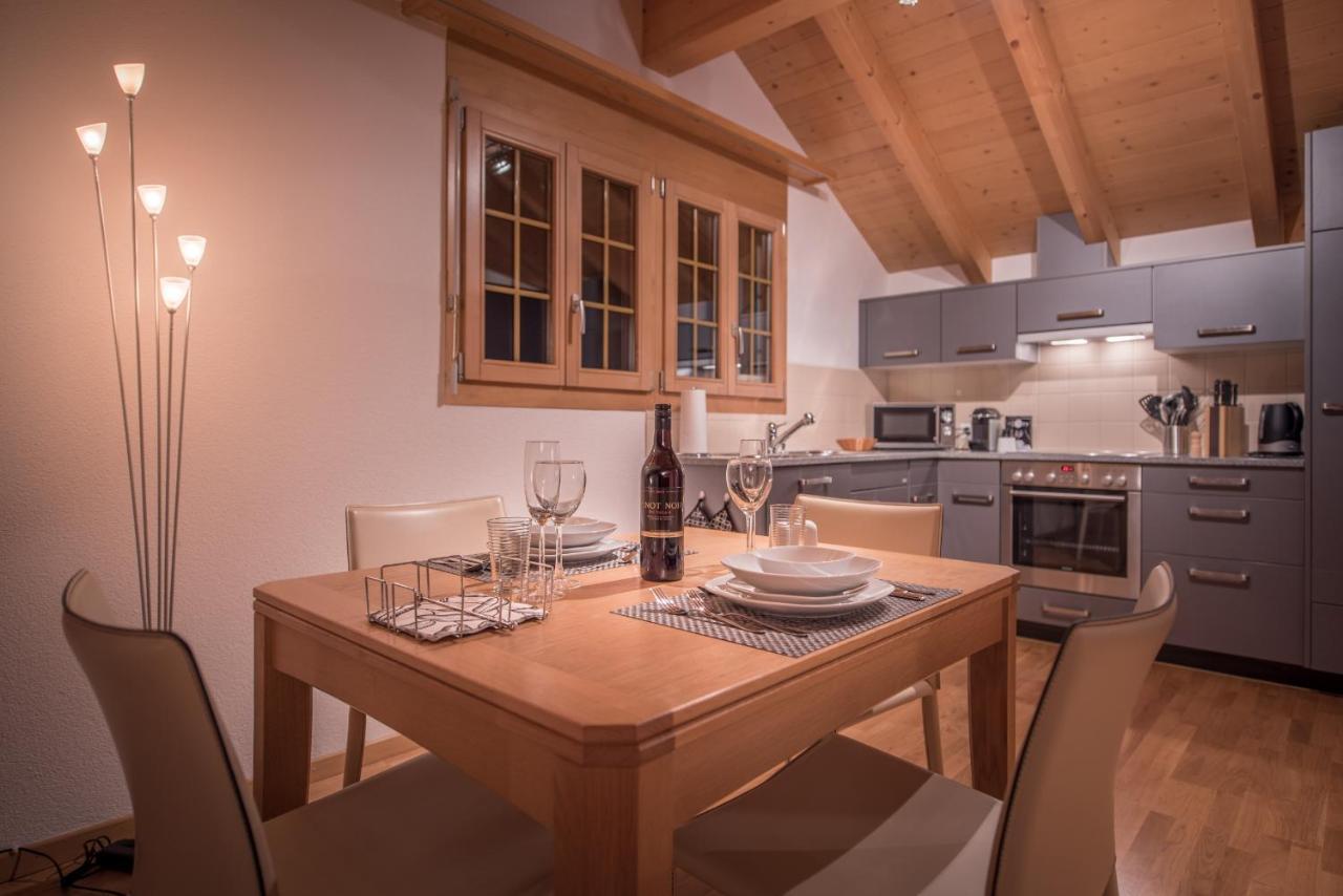 Apartment Lauberhorn, Luxury With Best Views 劳特布龙嫩 外观 照片