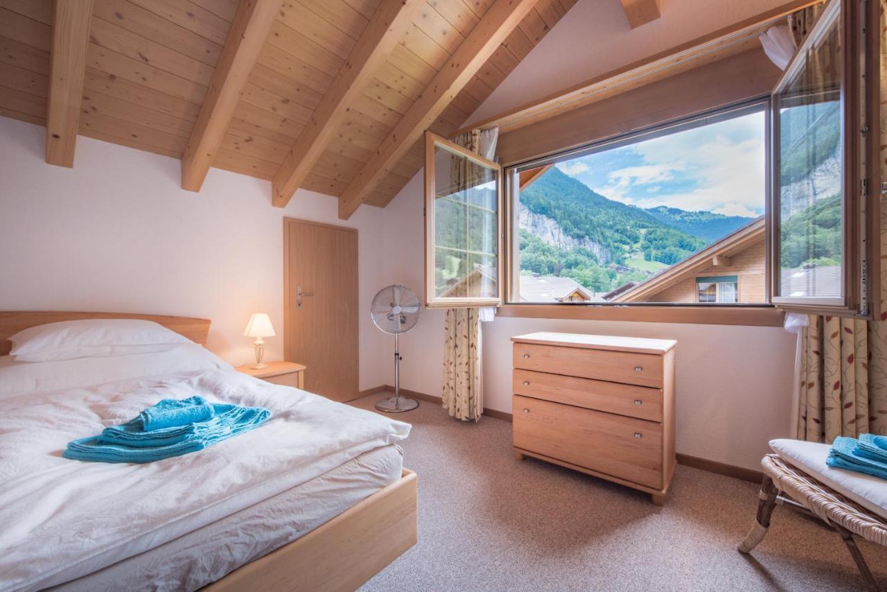 Apartment Lauberhorn, Luxury With Best Views 劳特布龙嫩 外观 照片